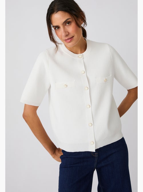 Cardigan maille milano - Damart - Kiabi Cardigan maille milano - Damart - Kiabi