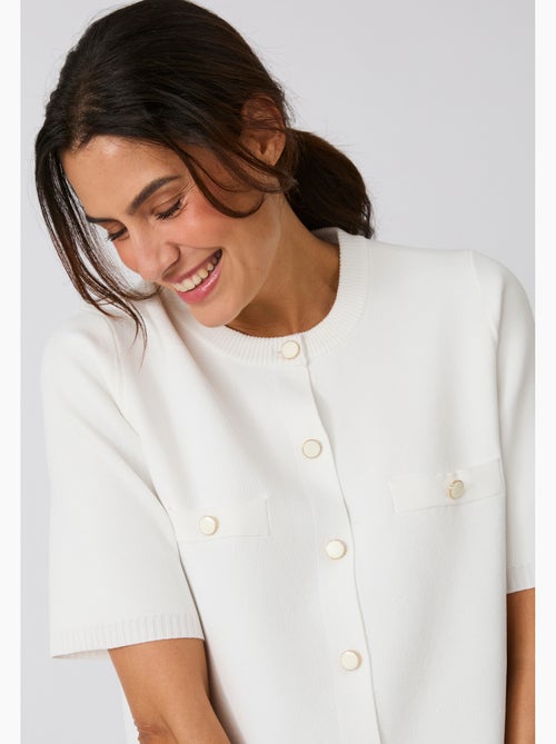 Cardigan maille milano - Damart - Kiabi Cardigan maille milano - Damart - Kiabi