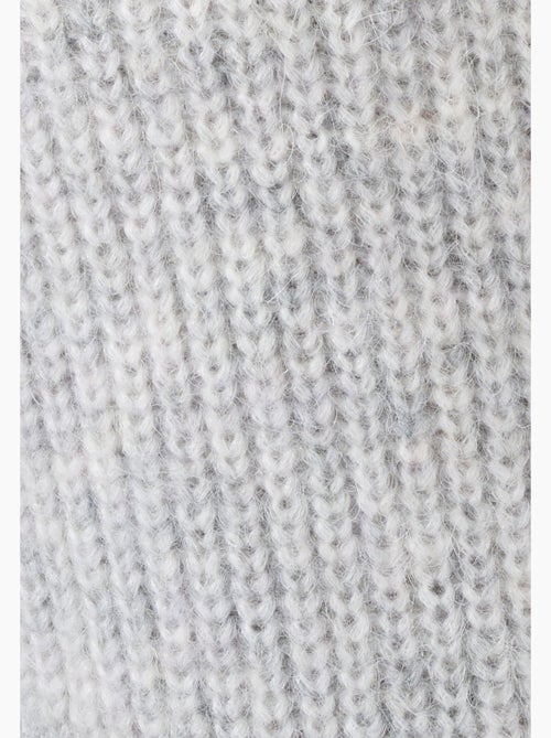 Cardigan maille perlée mélange alpaga - Damart - Kiabi