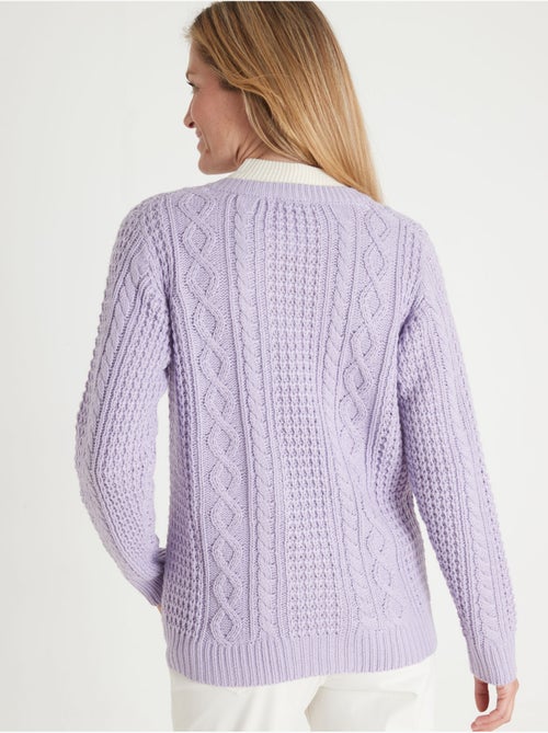 Cardigan maille torsadée - DAXON - Kiabi