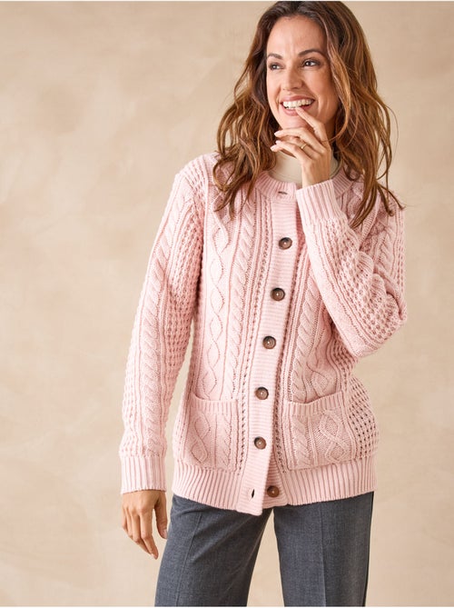 Cardigan maille torsadée - DAXON - Kiabi Cardigan maille torsadée - DAXON - Kiabi