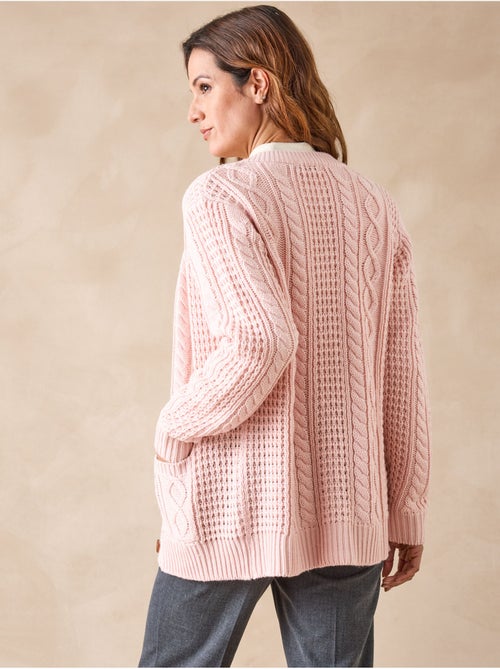 Cardigan maille torsadée - DAXON - Kiabi Cardigan maille torsadée - DAXON - Kiabi