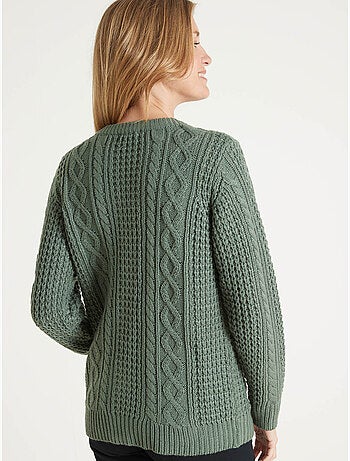 Cardigan maille torsadée - DAXON