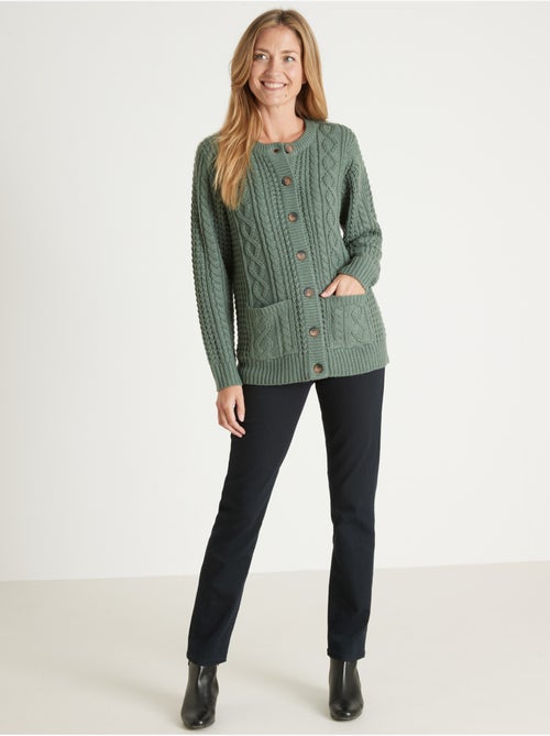 Cardigan maille torsadée - DAXON - Kiabi