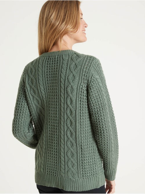 Cardigan maille torsadée - DAXON - Kiabi
