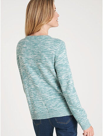 Cardigan maille torsadée