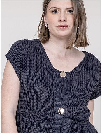 Cardigan manches courtes korena