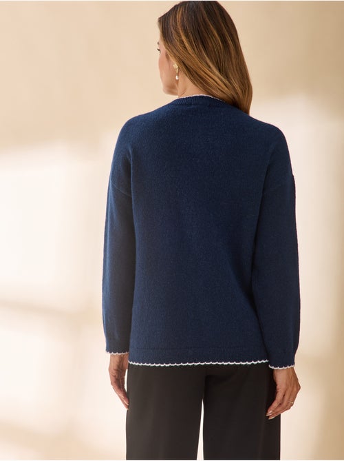 Cardigan manches longues maille laineuse - daxon - Kiabi Cardigan manches longues maille laineuse - daxon - Kiabi