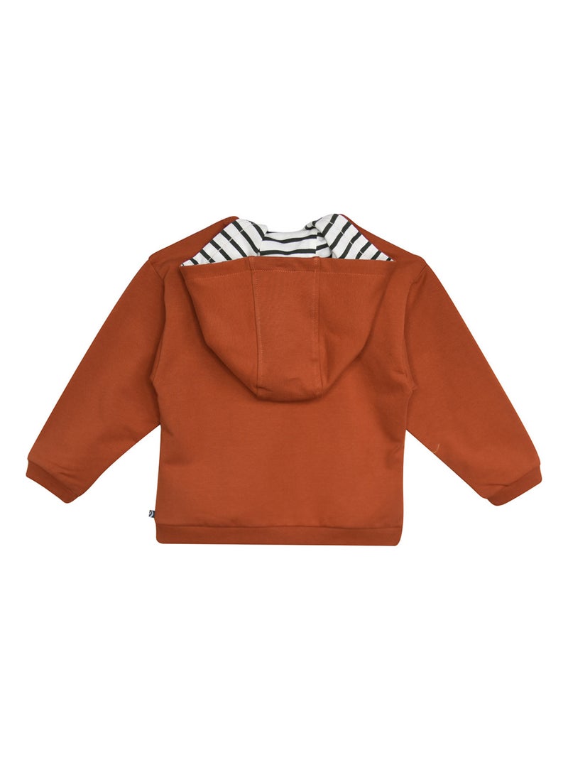CARDIGAN MANFRED MOLLETON ENFANT Rouge - Kiabi
