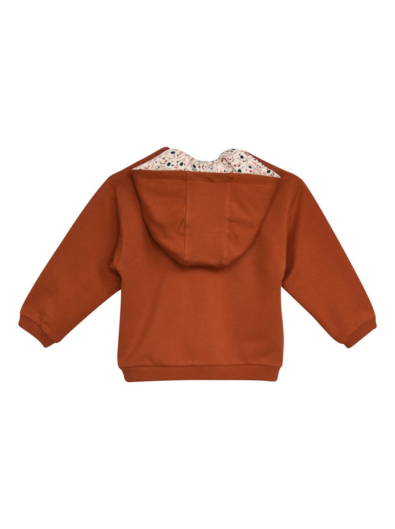CARDIGAN MARYVONNE MOLLETON ENFANT Rouge - Kiabi