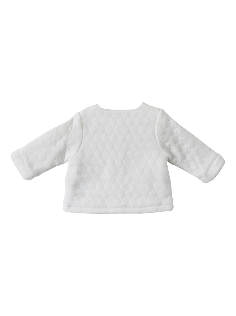 CARDIGAN MATELASSÉ BARTHA Beige - Kiabi