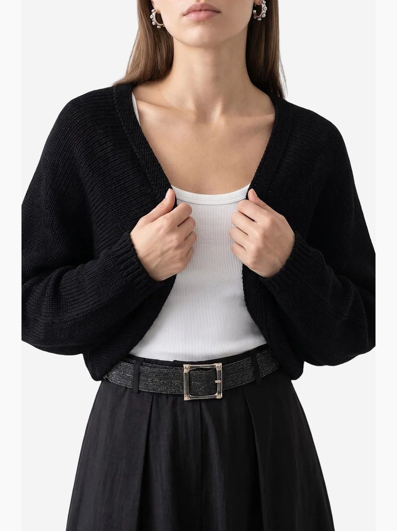 Cardigan mixray Noir - Kiabi