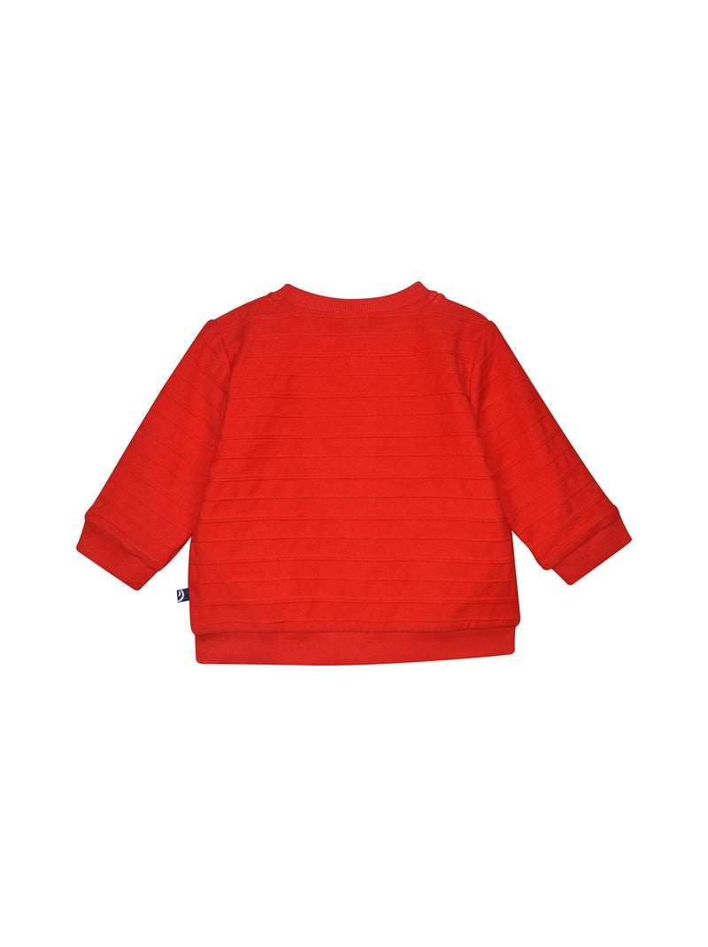 Cardigan modèle Ricardo Sucre d'Orge Rouge - Kiabi