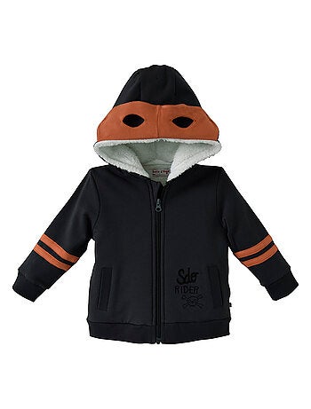 CARDIGAN MOLLETON GARCON BRAD