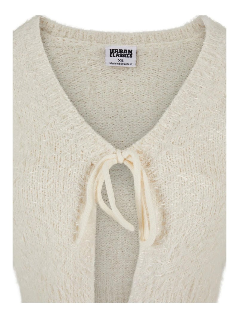 Cardigan motif/style court - urban classics Blanc nacré - Kiabi