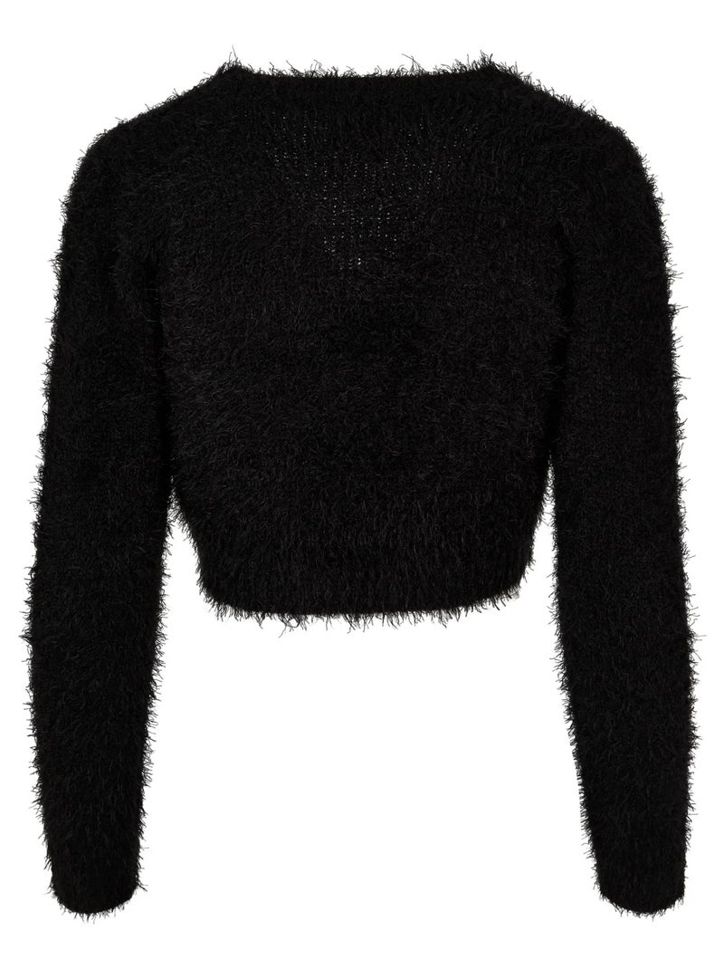 Cardigan motif/style court - urban classics Noir - Kiabi