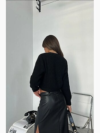 Cardigan oversize à col en v hiccup