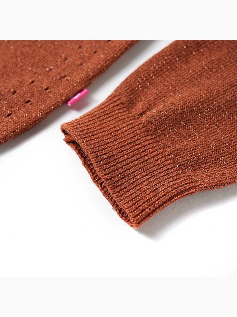 Cardigan Pour Enfants Coton - VidaXL Camel - Kiabi