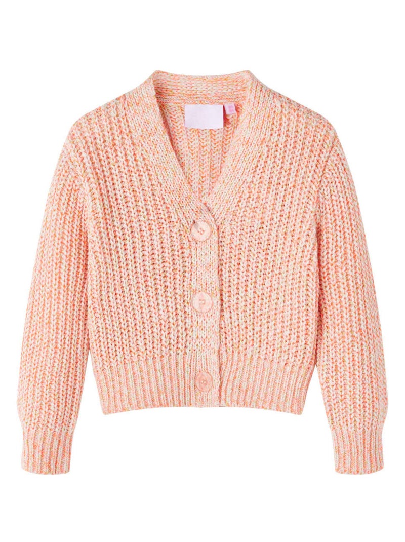 Cardigan Pour Enfants Coton - VidaXL Rose - Kiabi