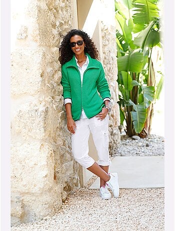 Cardigan pur coton - taille standard - helline