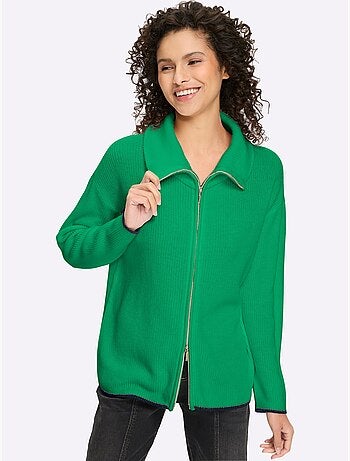 Cardigan pur coton - taille standard - helline
