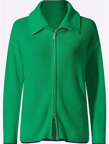 Cardigan pur coton - taille standard - helline