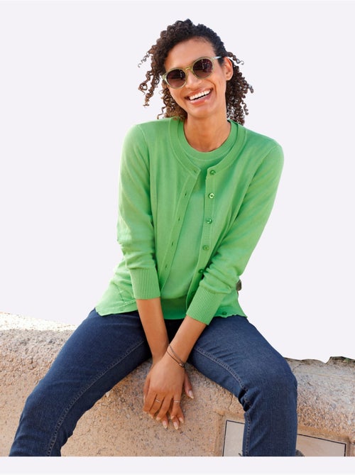 Cardigan Pur Coton - Taille Standard - Witt - Kiabi