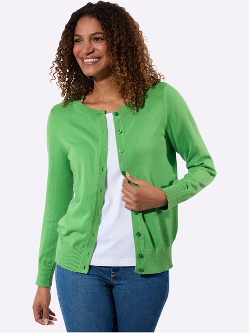 Cardigan Pur Coton - Taille Standard - Witt - Kiabi