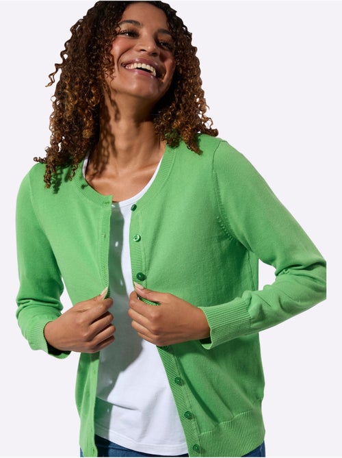 Cardigan Pur Coton - Taille Standard - Witt - Kiabi