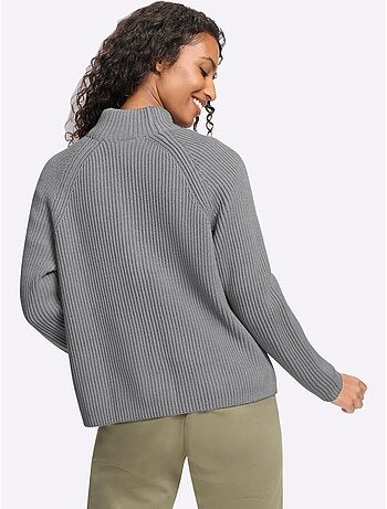 Cardigan qualité côtelée confortable - taille standard - helline