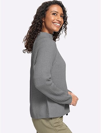 Cardigan qualité côtelée confortable - taille standard - helline
