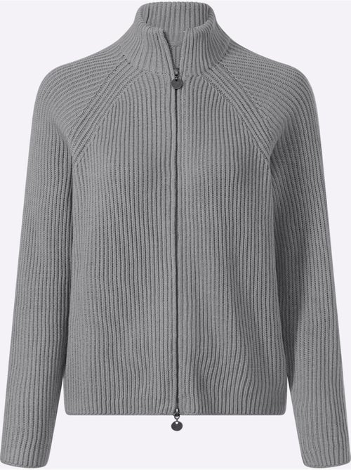 Cardigan qualité côtelée confortable - taille standard - helline - Kiabi Cardigan qualité côtelée confortable - taille standard - helline - Kiabi