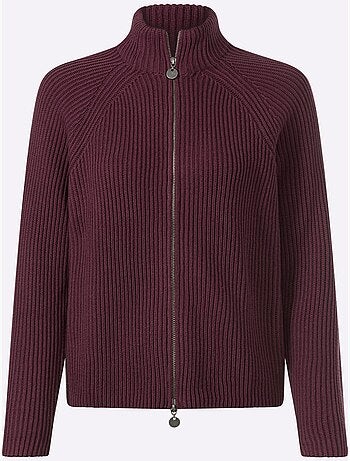 Cardigan qualité côtelée confortable - taille standard - helline