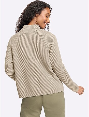 Cardigan qualité côtelée confortable - taille standard - helline
