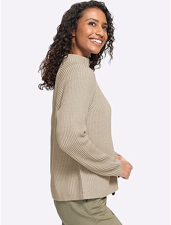 Cardigan qualité côtelée confortable - taille standard - helline