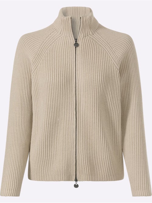 Cardigan qualité côtelée confortable - taille standard - helline - Kiabi Cardigan qualité côtelée confortable - taille standard - helline - Kiabi