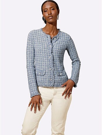 Cardigan Qualité Coton Doux Sur La Peau - Taille Standard - Helline