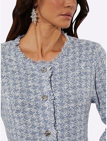 Cardigan Qualité Coton Doux Sur La Peau - Taille Standard - Helline
