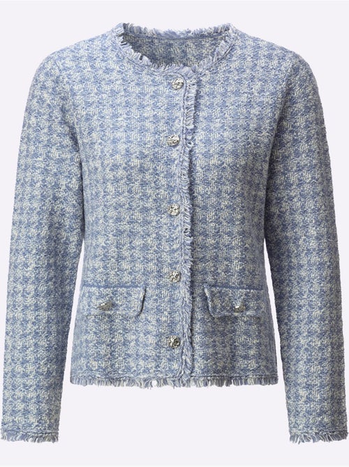 Cardigan Qualité Coton Doux Sur La Peau - Taille Standard - Helline - Kiabi Cardigan Qualité Coton Doux Sur La Peau - Taille Standard - Helline - Kiabi