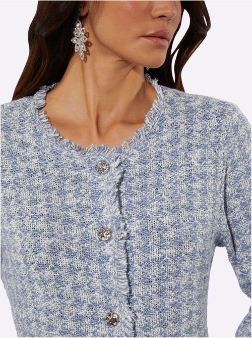 Cardigan Qualité Coton Doux Sur La Peau - Taille Standard - Helline - Kiabi Cardigan Qualité Coton Doux Sur La Peau - Taille Standard - Helline - Kiabi