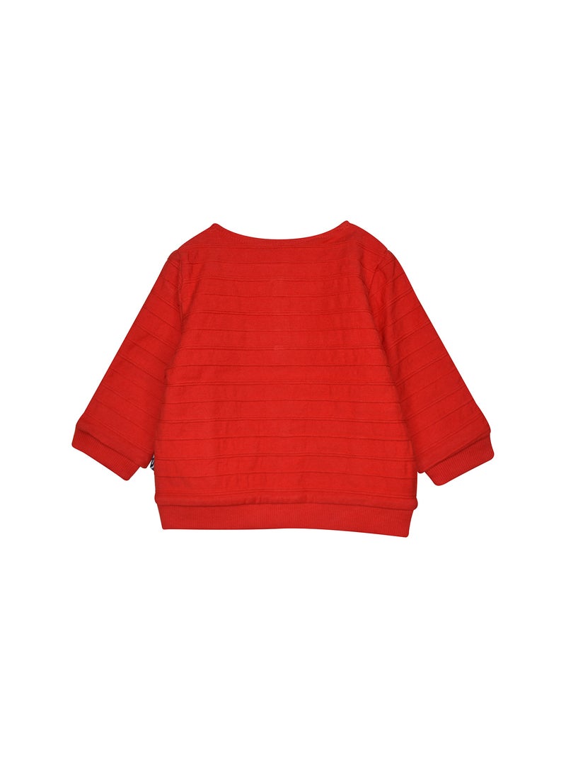 CARDIGAN RAFAELLA MAILLE BEBE Rouge - Kiabi