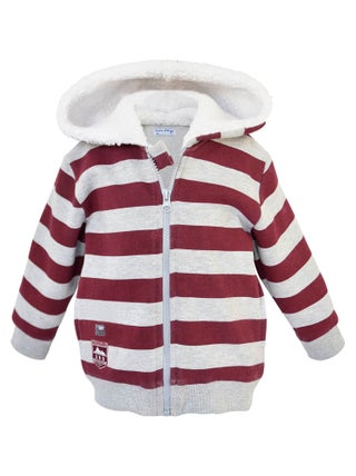 CARDIGAN RAYE GARCON LES GRANS DE SUCRE D'ORGE