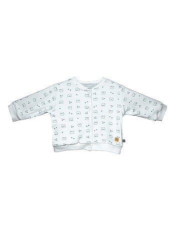 CARDIGAN REVERSIBLE FONDANT