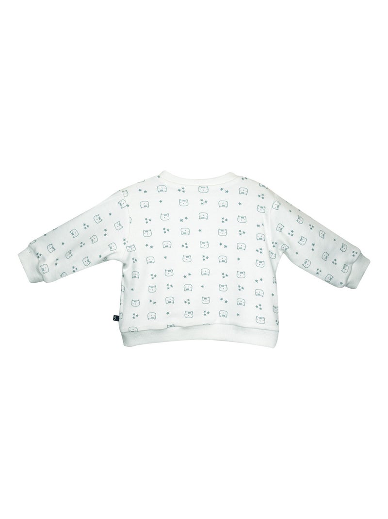 CARDIGAN REVERSIBLE FONDANT Blanc - Kiabi