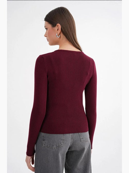 Cardigan slim fit en maille côtelée avec fermeture à boutons mixray - Kiabi Cardigan slim fit en maille côtelée avec fermeture à boutons mixray - Kiabi