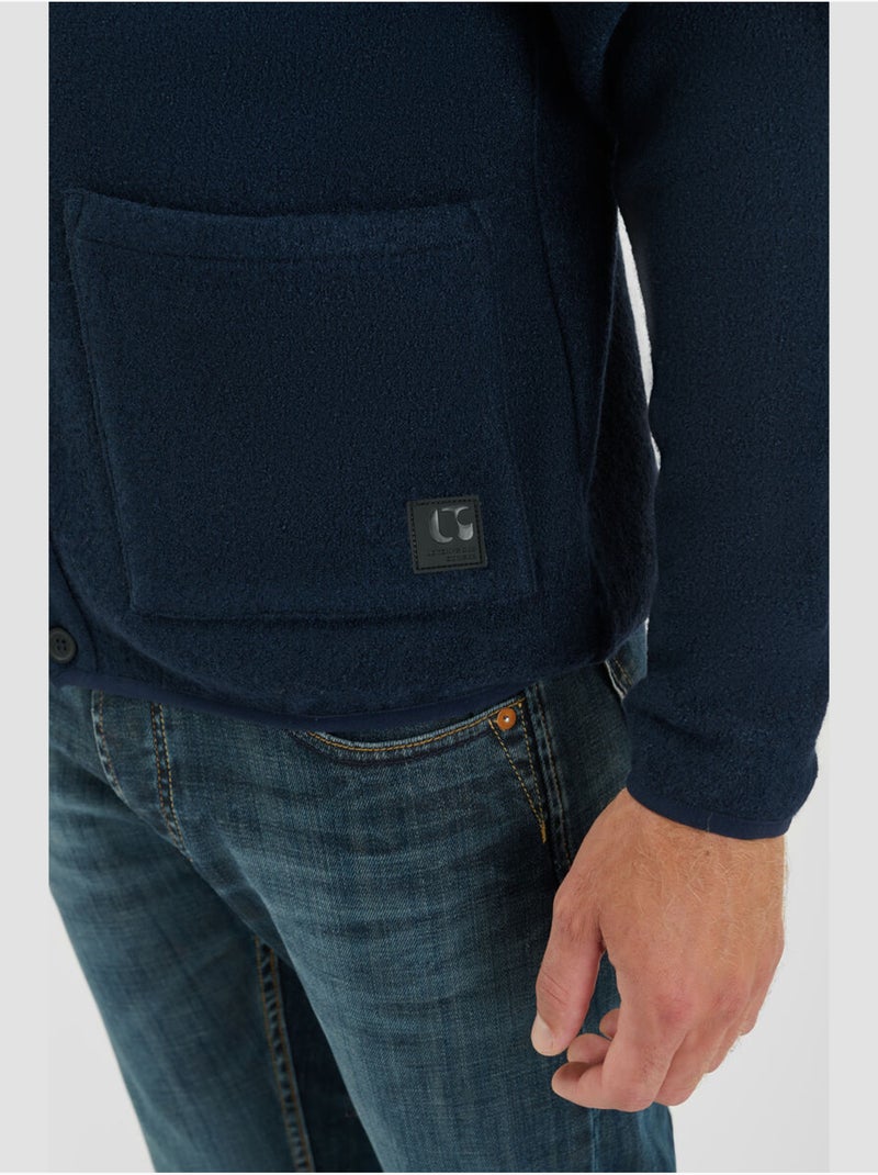 Cardigan TERIS 'Le Temps Des Cerises' Bleu - Kiabi
