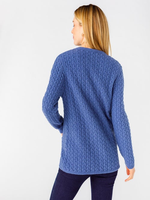 Cardigan torsadé - Damart - Kiabi