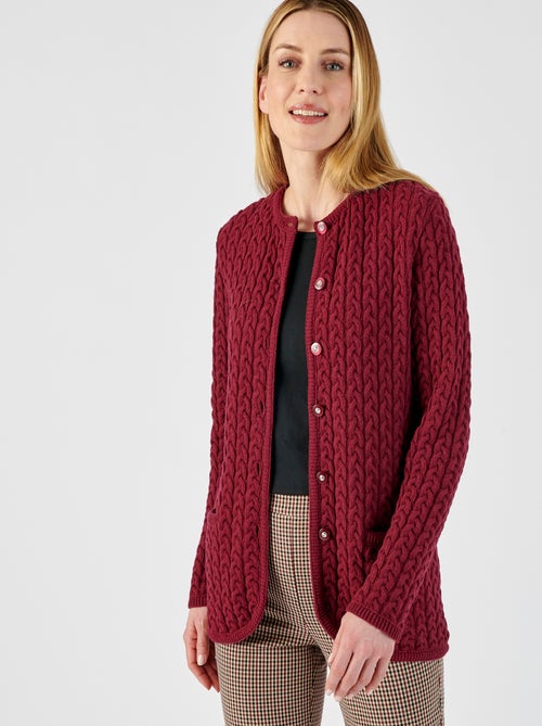 Cardigan torsadé - Damart - Kiabi