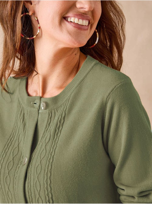 Cardigan torsadé - DAXON - Kiabi