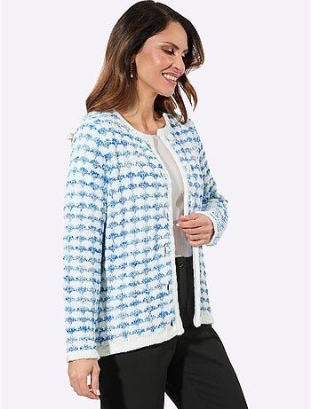 Cardigan Tricot Bouclé - Taille Standard - Witt